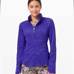 Lululemon W’s Sz 8 Goal Smasher Jacket *SeaWheeze in Lazurite Blue, Like New Cdt